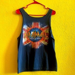 Def Leppard 2005 Rock of Ages Tour•cut off t-shirt